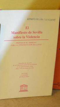 El Manifiesto de Sevilla sobre la Violencia. Libro. intercambio / permuta / trueque / venta / donación