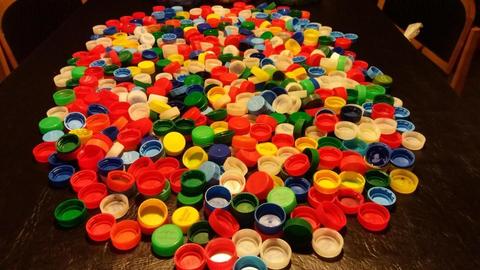 Lote 500 Tapitas Plasticas GASEOSAS Diversos Colores!