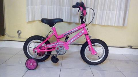 Bicicleta rodado 12 HALLEY, niña, poco uso, Impecable!!!