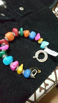 Pulsera piedra Colores