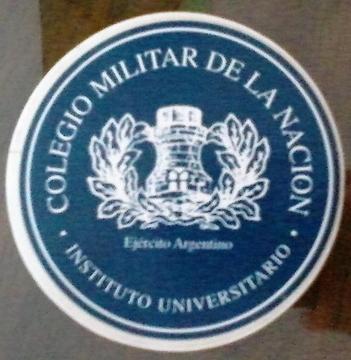 Antiguo Logo escudo Colegio militar de la nacion instituto universitario