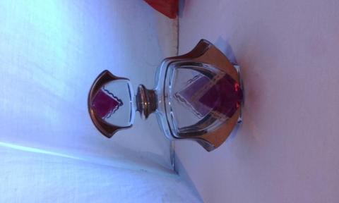 Antiguo perfumero de vidrioDecada del 50