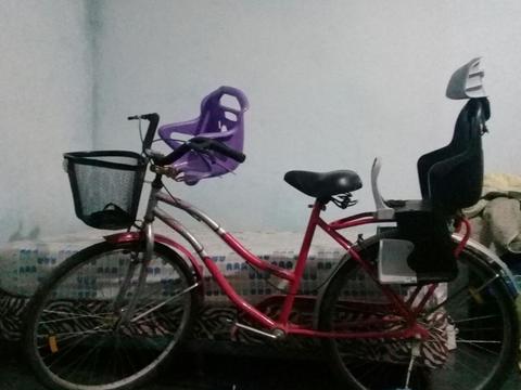 Bicicleta para Dama con Sillita