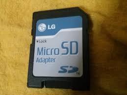 Adaptador LG de Micro SD a SD