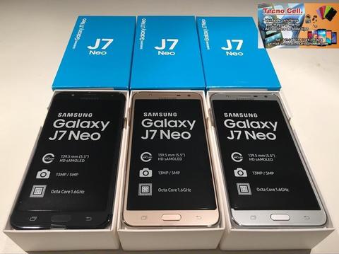 Samsung J7 Neo. con Vidrio Templado Y Fu