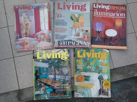 Lote de 19 Revistas de diseño y decoración : Living / Para Ti Deco / El Mueble / Mi Casa