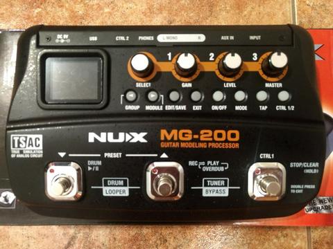 Vendo Pedalera Nux Mg 200 No Permuto