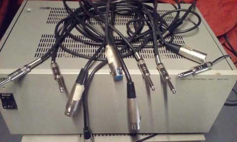 Cables de Microfono Fichas Metalicas