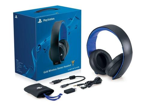 Auriculares Headset Gold Sony Ps4 Ps3
