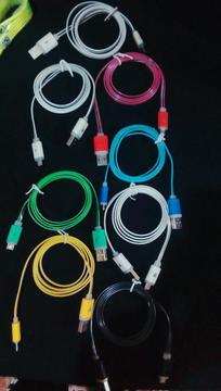 Cables Usb con Luz