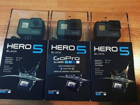 GoPro Hero 5 Black con pantalla. Nueva caja cerrada. Garantia de 6 meses