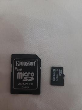 Memoria Micro Sd 128mb Sandisk Adaptador