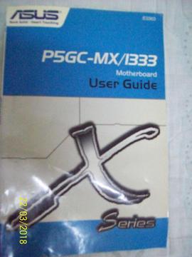 ASUS Manual del Usuario Guía Rápida De Inicio P5GCMX/1333