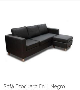 Sillon Ecocuero en L