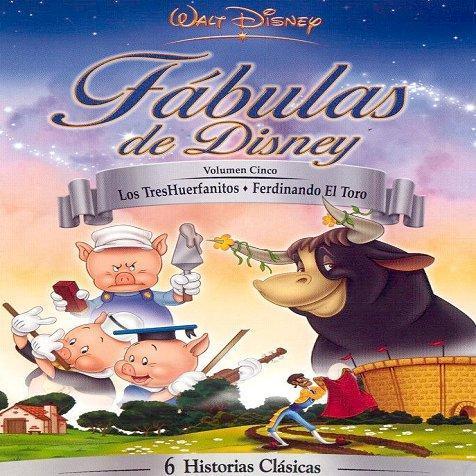 FÁBULAS DE DISNEY LOS TRES HURFANITOS Y FERDINANDO EL TORO DVD