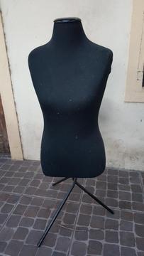 Maniquí de Plástico Forrado con Base