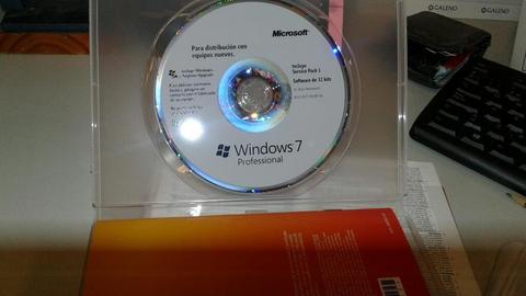 Sistema Operativo Windows 7 Professional