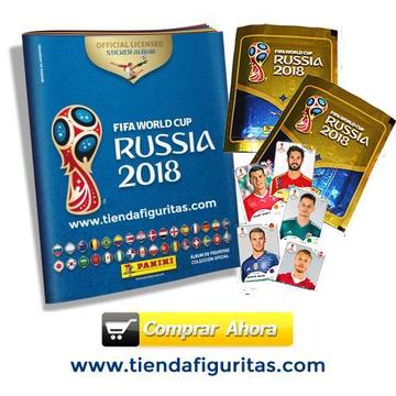 Álbum y Figuritas Mundial Rusia 2018  Original Panini