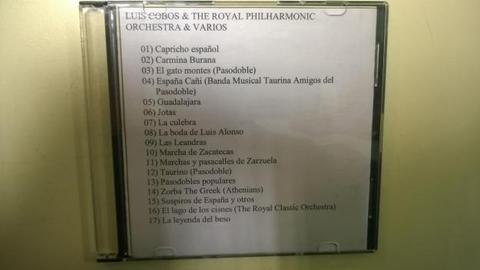 Cd grabado Luis Cobos The Royal Philharmonic Orchestra Otros
