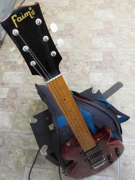 Guitarra Eléctrica Faim '85 c/ amplificador Gurí