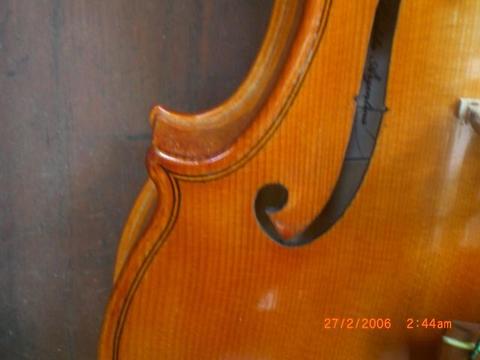Violin de autor 4/4 modelo Guarneri iIl Cannone año 1743