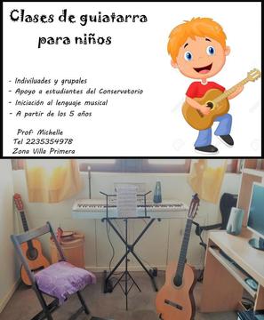 Clases de guitarra para niños