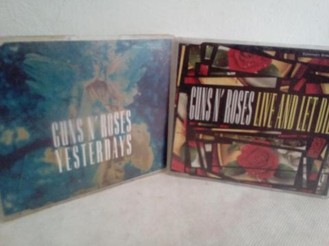 GUNS N ROSES 2 CD SINGLES RAROS ORIGINALES