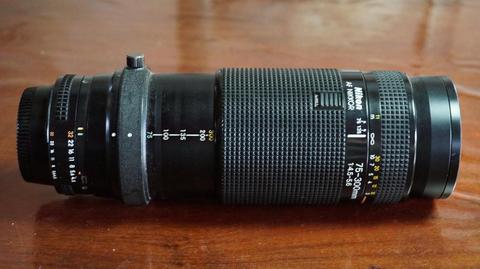 Nikon AF 75300 mm f: 4.5 / 5.6