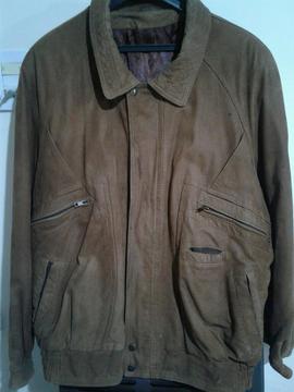 Vendo Campera de Cuero Hombre (nobuck)