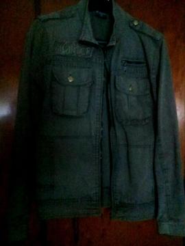 Campera de Hombre Verde Militar
