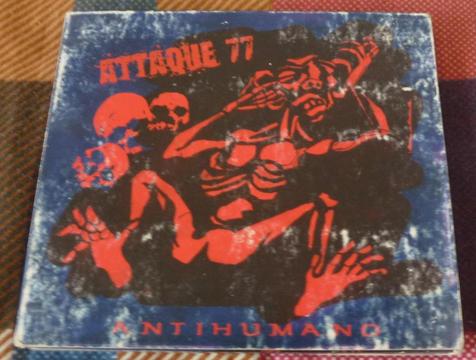 CD ANTIHUMANO Attaque 77 Rock Nacional