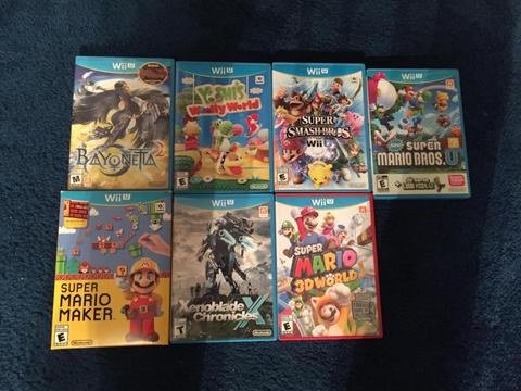 Colección Videojuegos Wii U