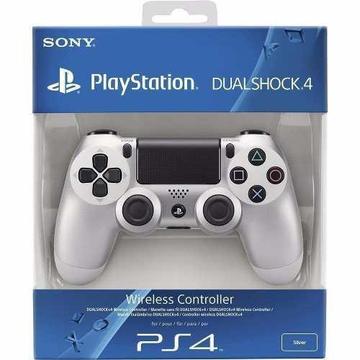 Joystick ps4 Original Nuevo, color silver plateado