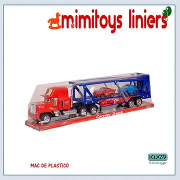 Camion Mac de Plástico con autos Cars Carrier Truck Ditoys 1157 Jugueteria Mimitoys