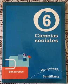 Ciencias Sociales 6. Santillana. Recorridos