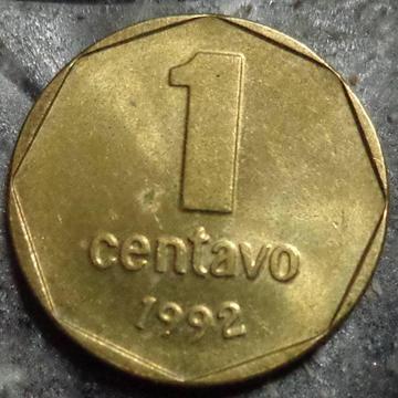 Moneda 1 Centavo de Peso Convertible 1992