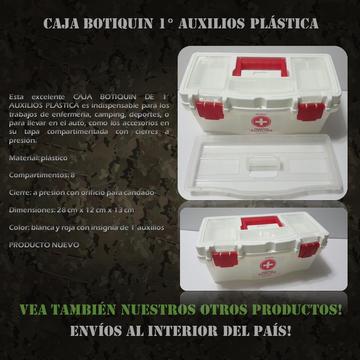 Caja Botiquín De 1° Auxilios Plástica