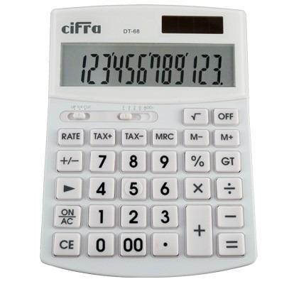 Calculadora Cifra Dt68 12 Digitos De escritorio