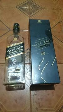 Botella Vacia Black Label, Johnny Walker