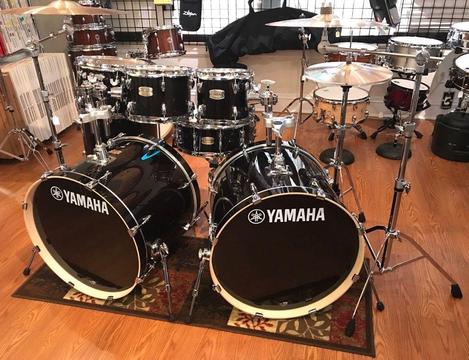 Yamaha Set de batería de escenario doble negra