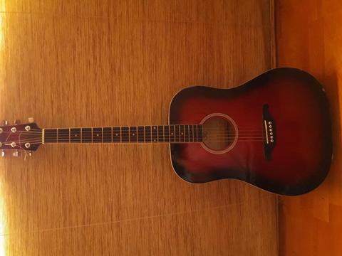 Guitarra Acustica DG25/RDS Roja