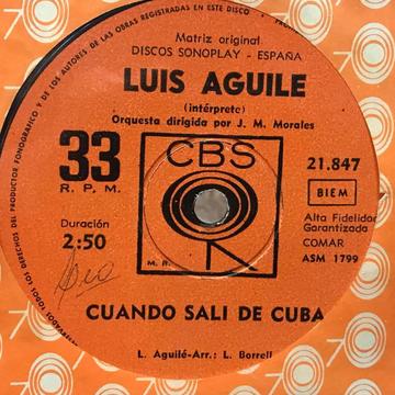 Cinco discos simples de Luis Aguile