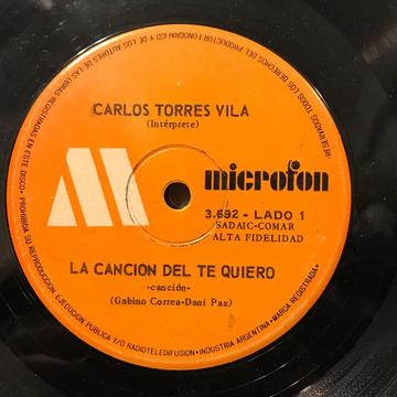 Dos discos simples de Carlos Torres Vila