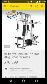 Multigym Vendo O Permuto X Cel