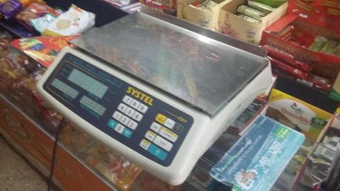 Balanza digital Systel 30kg. Impecable