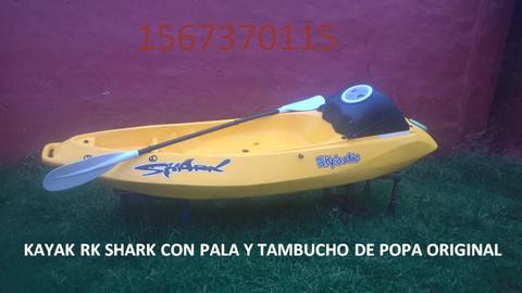 KAYAK SHARK CON PALA Y TAMBUCHO