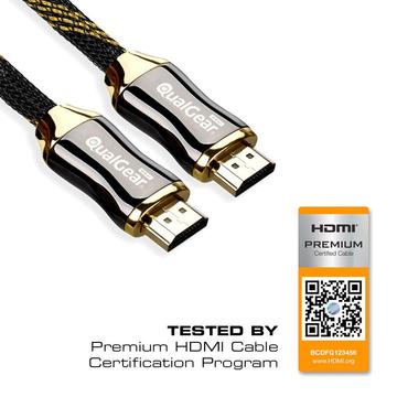 Cable Hdmi 2.0b Premium Certificado 4k Hdr Arc 18 Gbp 2 Metros en Caja Sellada