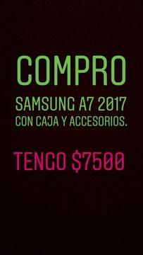 Compro Samsung A7 2017