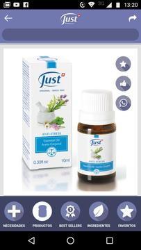 ACEITE CORPORAL..JUST..ANTIESTRESS