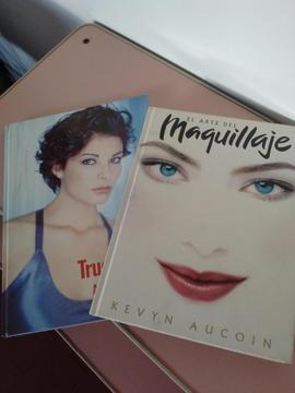 Dos libros de Maquillaje,tapa dura,nuevos!